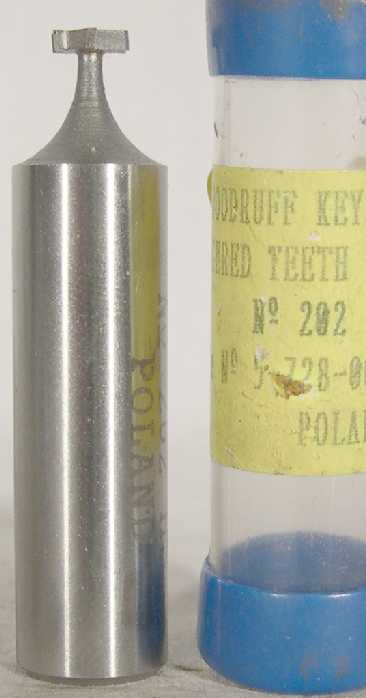 KeySeat Cutter, 0.25d x 0.0625w,  HSS, 0.5 shank - Picture 3