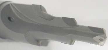 0.635 x 0.377 x 0.24 inch solid carbide step drill, PCD tipped - Picture 2