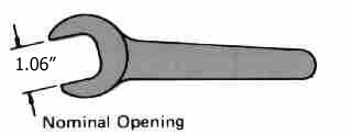 1.06 inch Open End Wrench - Picture 1