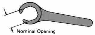 TSD Universal Engineering Collet Nut Octagon Wrench drawing