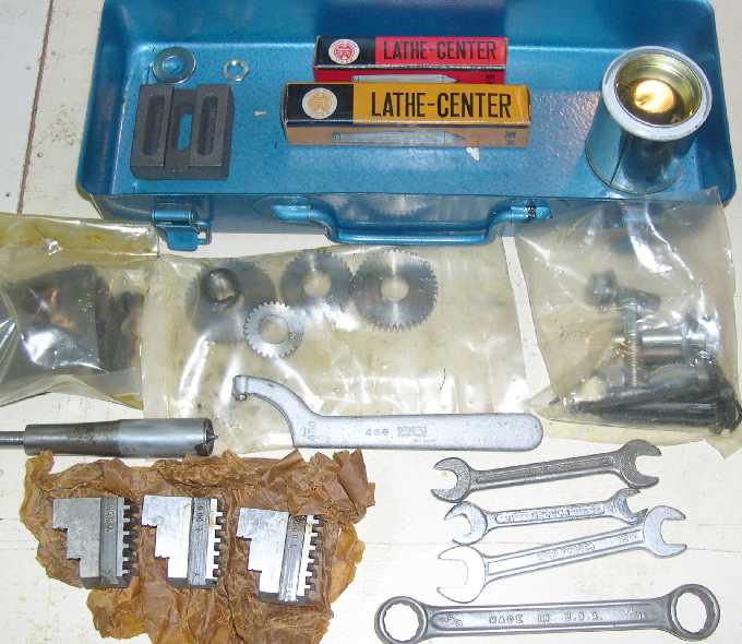 Geetech 500AV Lathe package - Toolbox and Tools - Picture 1