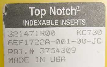 10 Kennametal Top Notch Carbide Inserts, NGC4185L(?) - Picture 5