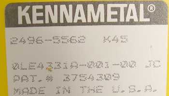 5 Kennametal Top Notch Carbide Inserts, NG4130R(?) - Picture 5