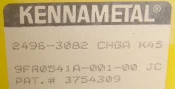 2 Kennametal Top Notch Carbide Inserts, NG5207L(?) - Picture 5