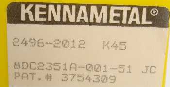 2 Kennametal Top Notch Carbide Inserts, NG5345L(?) - Picture 5