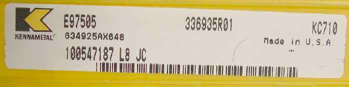 5 Kennametal Top Notch Carbide Inserts, NP2xxxR(?) - Picture 5