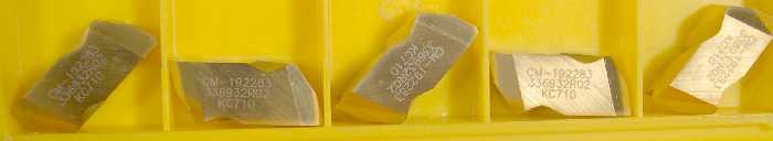 5 Kennametal Top Notch Carbide Inserts, Nx4xxxR(?) - Picture 4