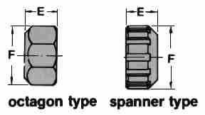 Acura-Flex Collet Nut drawing