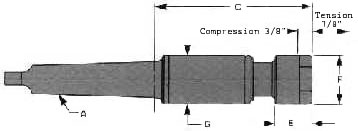 Acura-Tap Tension and Compression Tap Chuck drawing