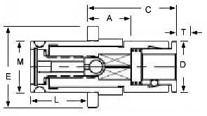 NTLA Ball-Drive adapter drawing