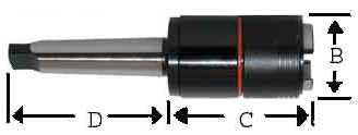 Smith Tool Quick-Change Radial Float Tap Chuck drawing